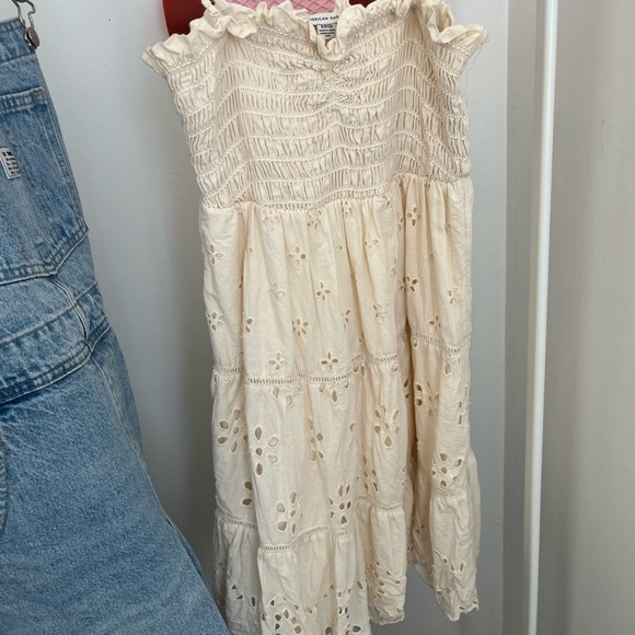 Strapless or strapped white dress - Picture 1 of 3